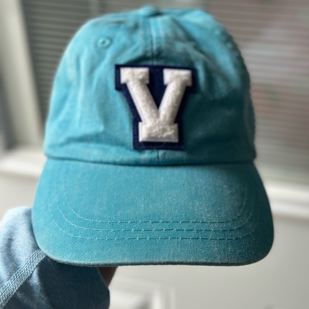 Adams Teal Cap with Bold White Letter Patch